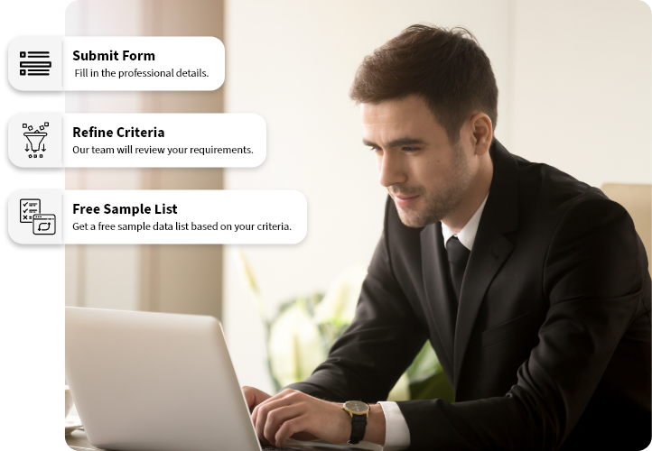 Get a free Sample of Real Estate Email List