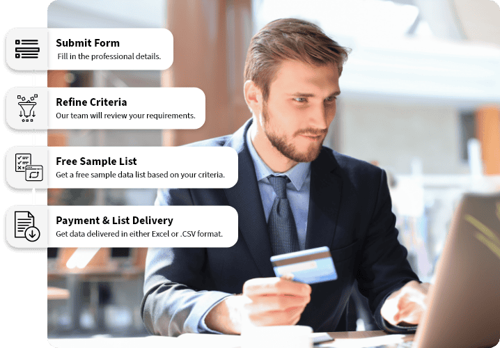 payment and list delivery of banking industry email list