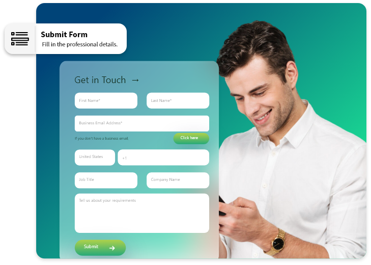 submit a form to enquire about ecommerce store owners email list