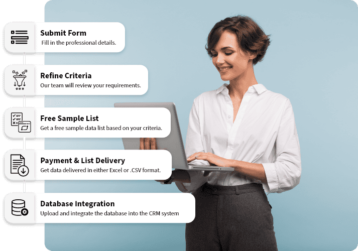 Integrate our Healthcare email list to your CRM