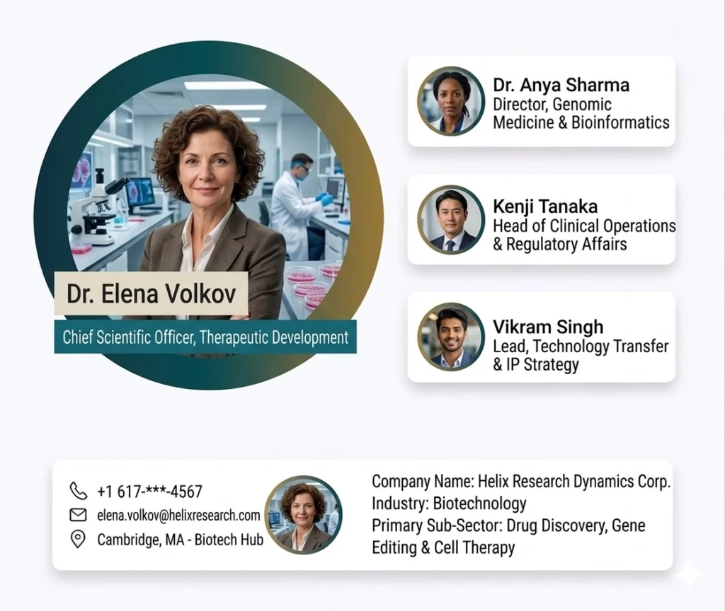 Biotechnology Email List