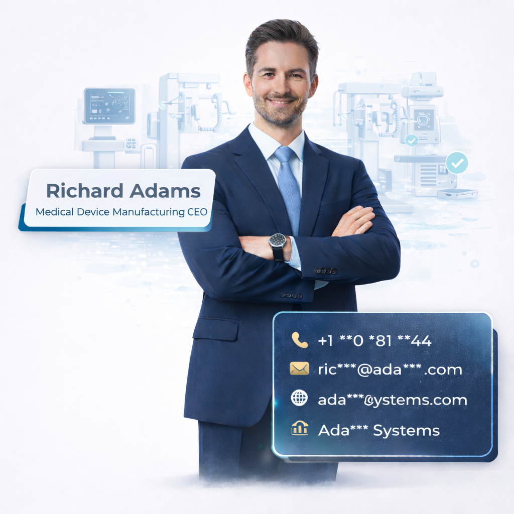 Medical Device Manufacturers Email List