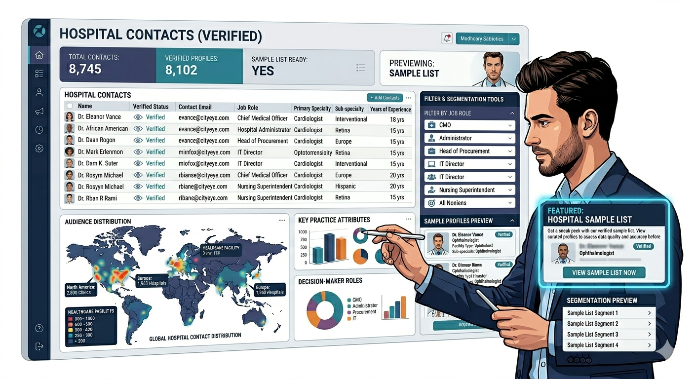 Hospitals Email List