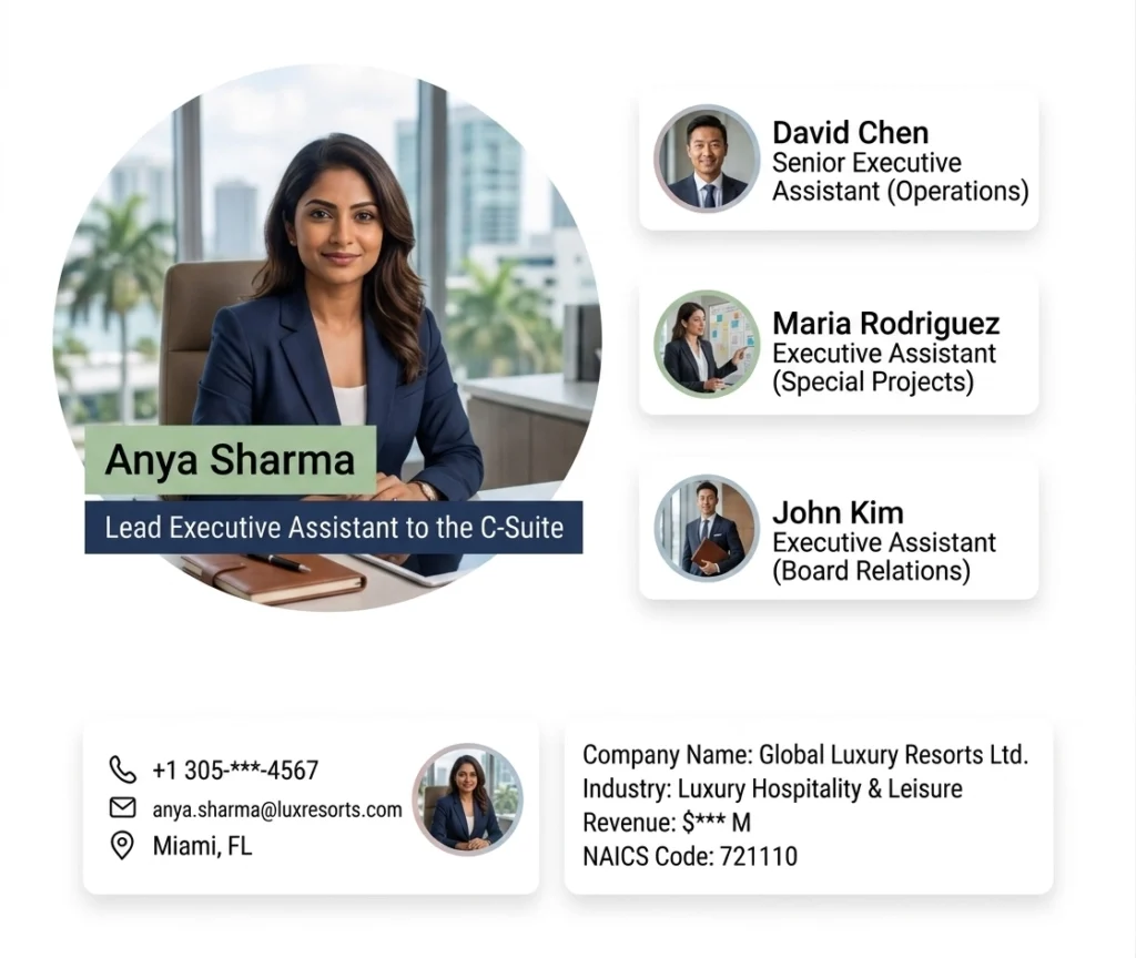 Executive Assistants Email List