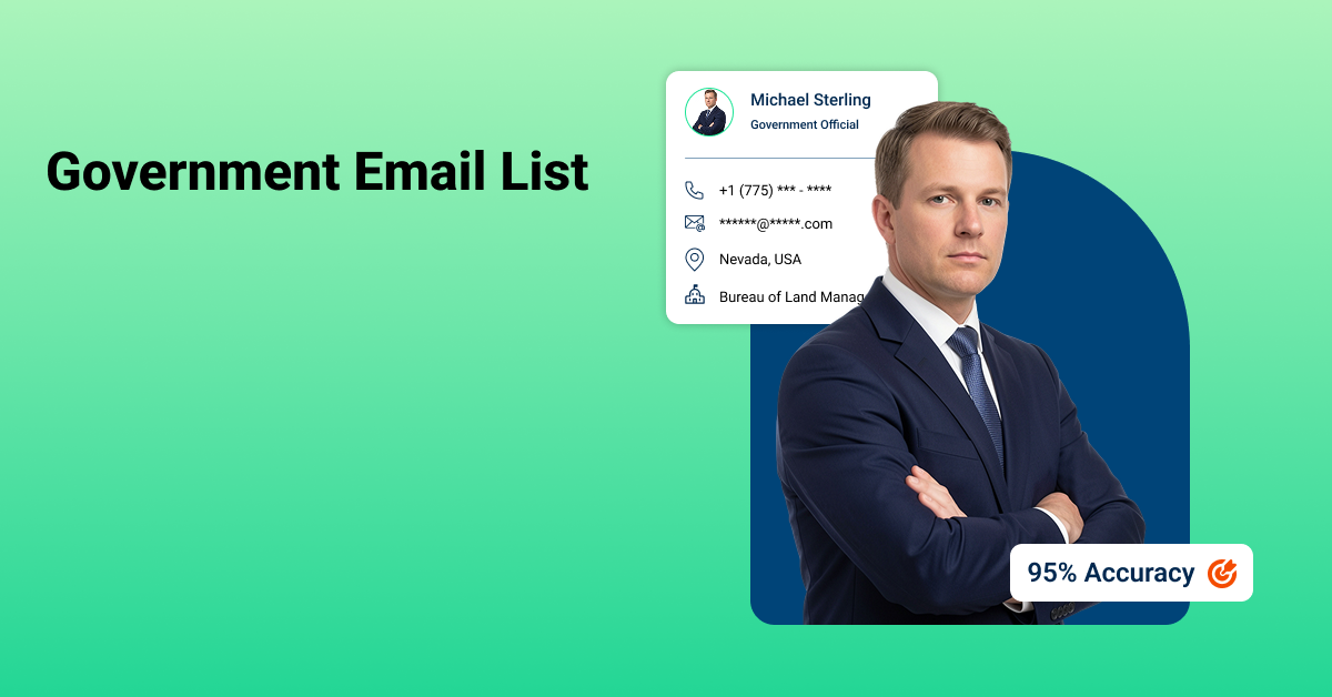 Government Email List | 450K+ Public Sector Contacts (2026)